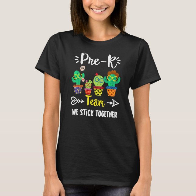 Camiseta Escuadrón de Cactus de la Escuela de Precios de K (Anverso)