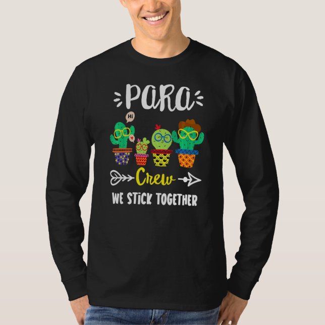 Camiseta Escuadrón De Cactus Para Profesores De La Escuela  (Anverso)