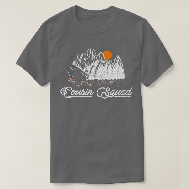 Camiseta Escuadrón de Camping de Primos (Diseño del anverso)