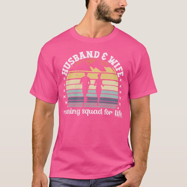 Camiseta Escuadrón de carreras de la esposa del marido del  (Anverso)