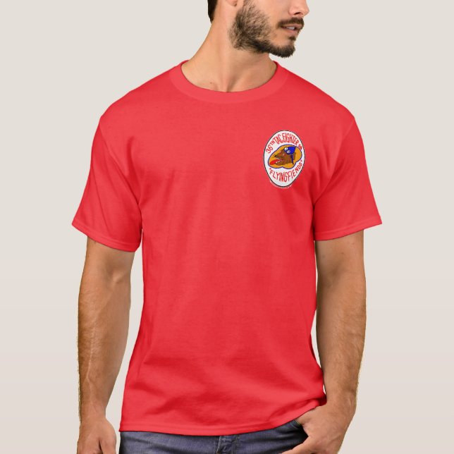 Camiseta Escuadrón de caza 36 (camisa oscura) (Anverso)