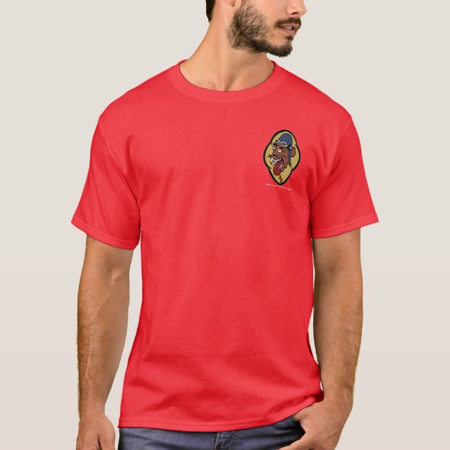 Camiseta Escuadrón de caza 36 (camisa oscura) (Anverso)