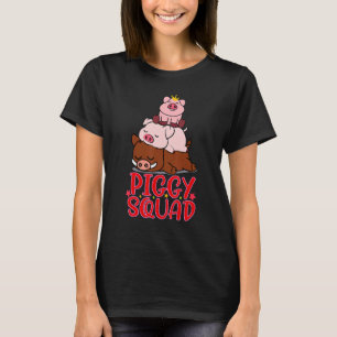 Camiseta Escuadrón de cerditos Cerdo para niños