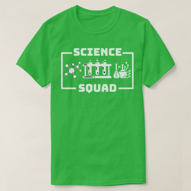 Camiseta Escuadrón de ciencias 2 (Diseño del anverso)