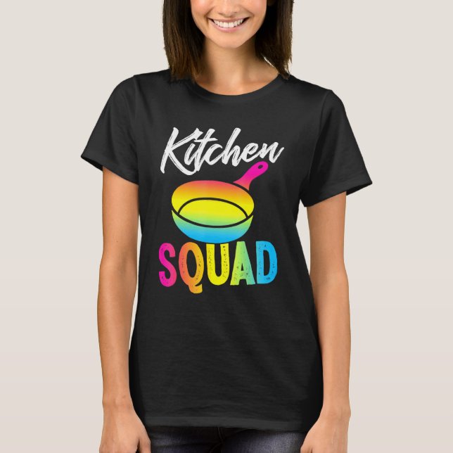 Camiseta Escuadrón de cocina Guay - Cocina Pansexual a colo (Anverso)