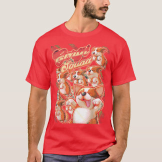 Camiseta Escuadrón de Corgi Dog 