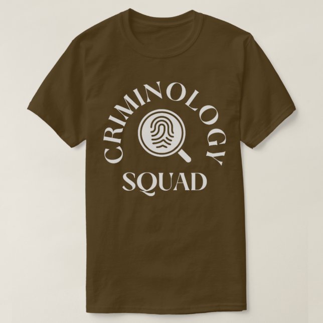 Camiseta Escuadrón de criminología1 (Diseño del anverso)