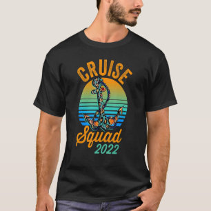Camiseta Escuadrón de crucero 2022 Cuero de vaca Ancla de l
