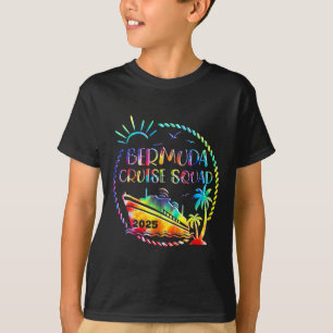 Camiseta Escuadrón de Crucero 2025 Bermuda Navegando Juntos