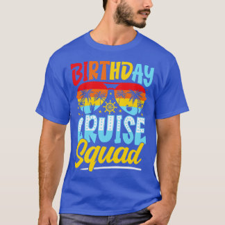 Camiseta Escuadrón de crucero de cumpleaños
