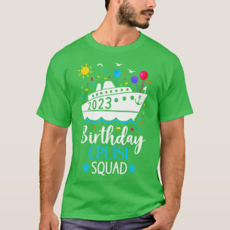 Camiseta Escuadrón de crucero de cumpleaños 2023
