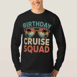 Camiseta Escuadrón de crucero de cumpleaños retro 2026 - At