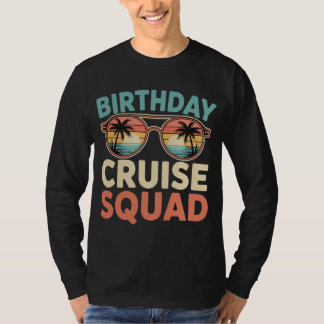 Camiseta Escuadrón de crucero de cumpleaños retro 2026 - At