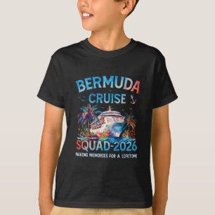 Camiseta Escuadrón de crucero por Bermudas Vacaciones famil