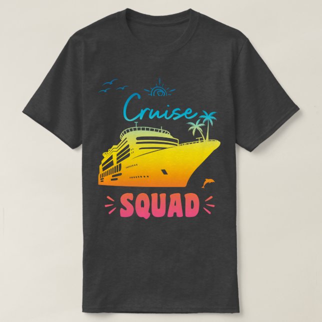 Camiseta Escuadrón de cruceros 12 (Diseño del anverso)