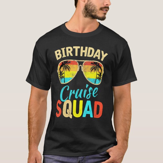 Camiseta Escuadrón de cruceros Birday Party Squad (Anverso)