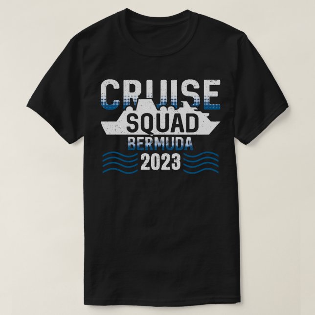 Camiseta Escuadrón de cruceros de las Bermudas de 2023 (Diseño del anverso)