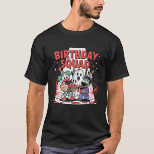 Camiseta Escuadrón de Cumpleaños Payaso de Terror Fantasma