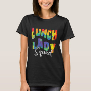 Camiseta Escuadrón de Damas de Almuerzo Tie Dye Regreso a l