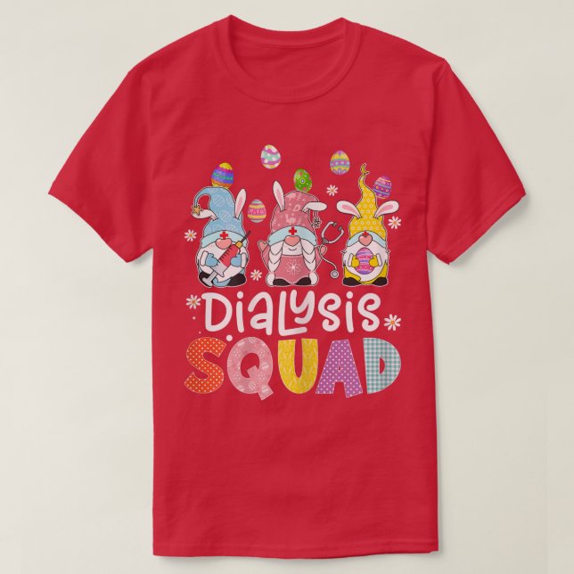 Camiseta Escuadrón de Diálisis de Mujeres Gnome Caza de Hue (Diseño del anverso)