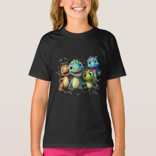 Camiseta "Escuadrón de Dinosaurios Adorables"