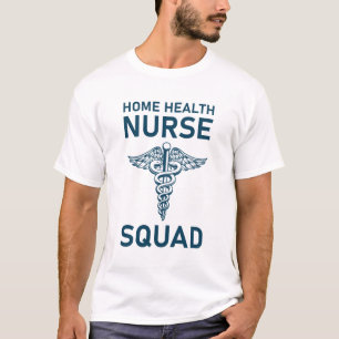 Camiseta Escuadrón de enfermería de salud doméstica