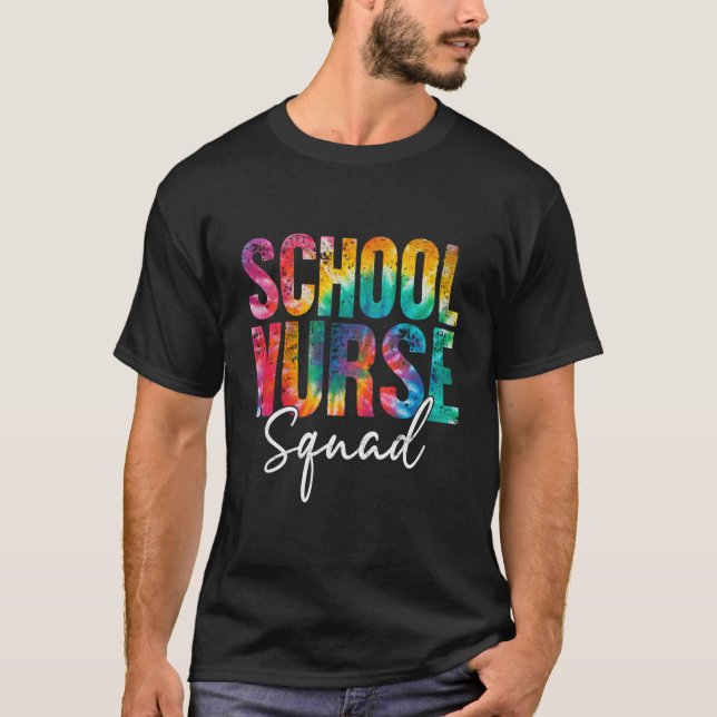 Camiseta Escuadrón De Enfermería Escolar Volviendo A Las Es (Anverso)