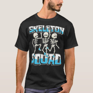 Camiseta Escuadrón de esqueletos para un radiólogo con humo