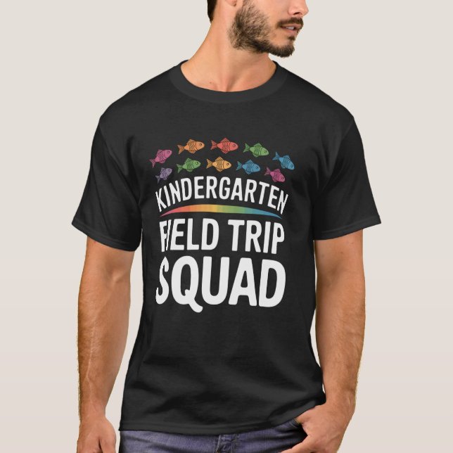 Camiseta Escuadrón de excursión de jardín de infantes (Anverso)