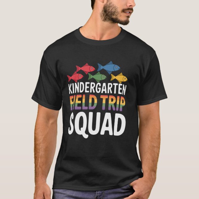 Camiseta Escuadrón de excursión de jardín de infantes con p (Anverso)