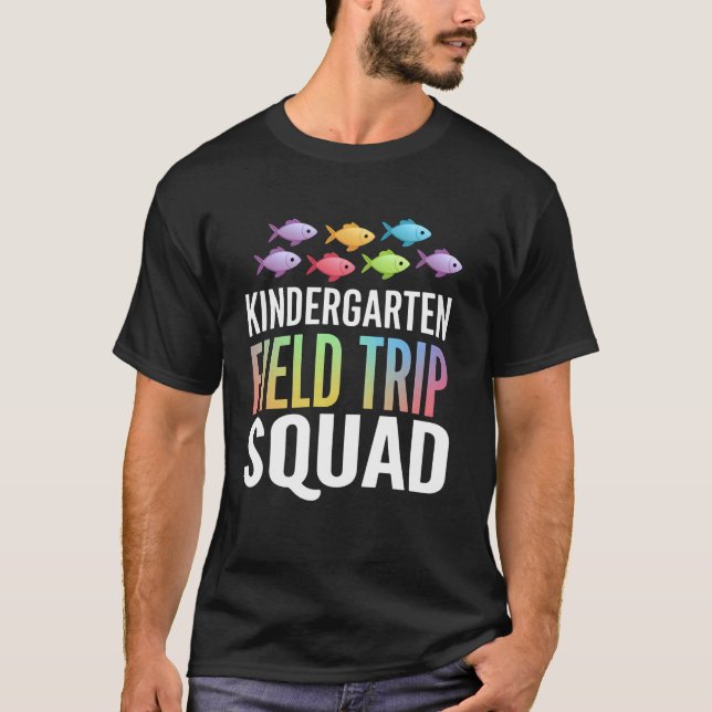 Camiseta Escuadrón de excursión de jardín de infantes con p (Anverso)
