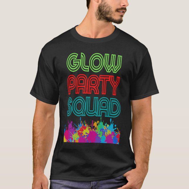 Camiseta Escuadrón de Fiesta brillante Vamos a lucir estuch (Anverso)