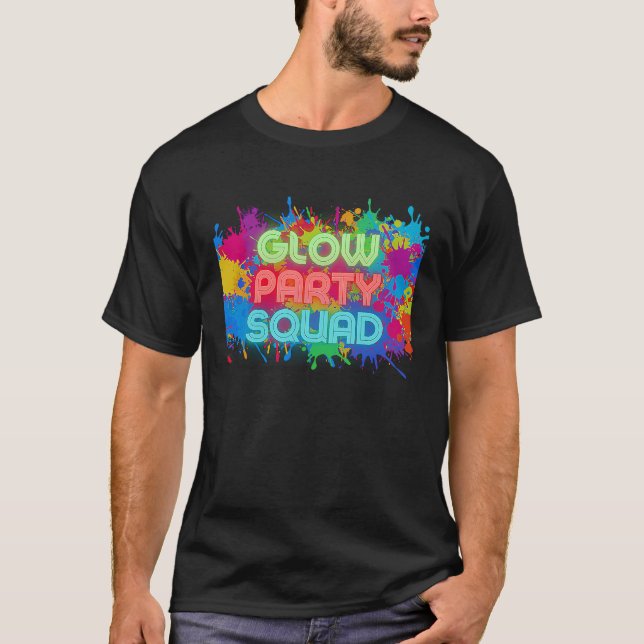 Camiseta Escuadrón de Fiesta brillante Vamos a lucir estuch (Anverso)