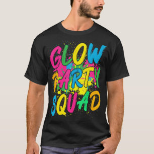 Camiseta Escuadrón de Fiesta brillante Vamos a lucir loco C