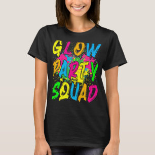 Camiseta Escuadrón de Fiesta brillante Vamos a lucir loco C