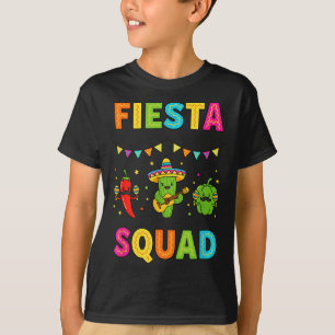 Camiseta escuadrón de fiesta cactus pimienta pimiento dulce