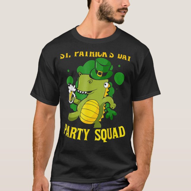 Camiseta Escuadrón de Fiestas del Día de San Patricio Irlan (Anverso)