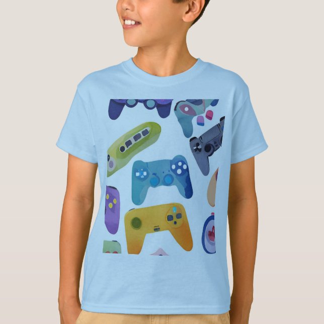 Camiseta Escuadrón de gamer (Anverso)