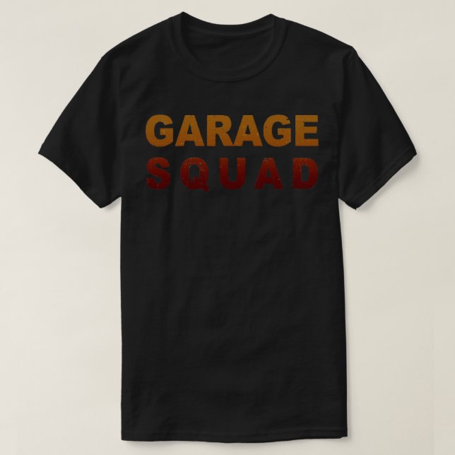 Camiseta Escuadrón de Garaje (Diseño del anverso)