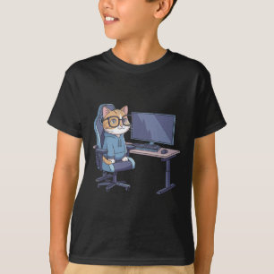 Camiseta Escuadrón de gatos jugadores meme divertido 1 