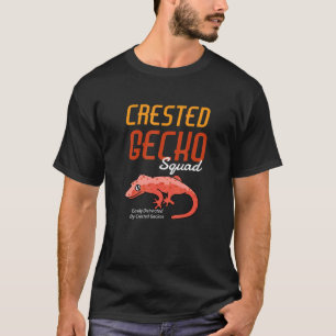 Camiseta Escuadrón De Gecko Crestado Cute Lizard Reptile Ex