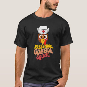 Camiseta Escuadrón de guijarros preescolares cuelgan a Turq