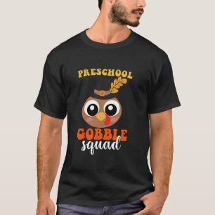 Camiseta Escuadrón de guijarros preescolares dividen a Turq