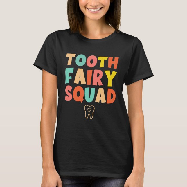 Camiseta Escuadrón de hadas de dientes (Anverso)