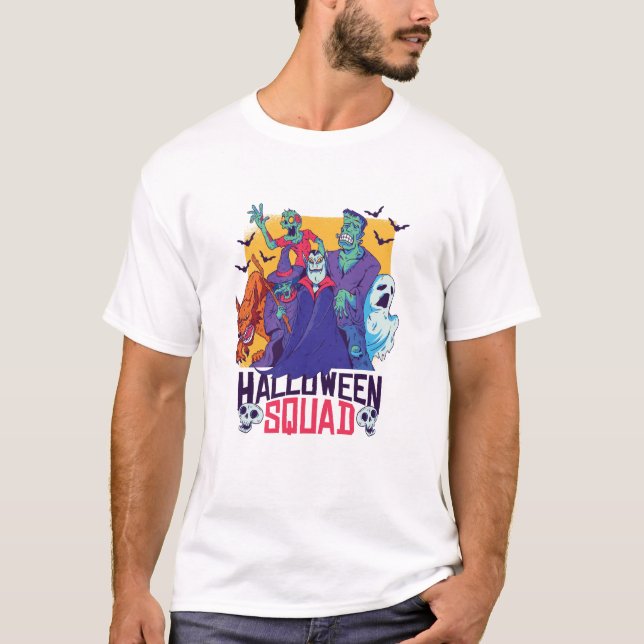 Camiseta Escuadrón de Halloween (Anverso)