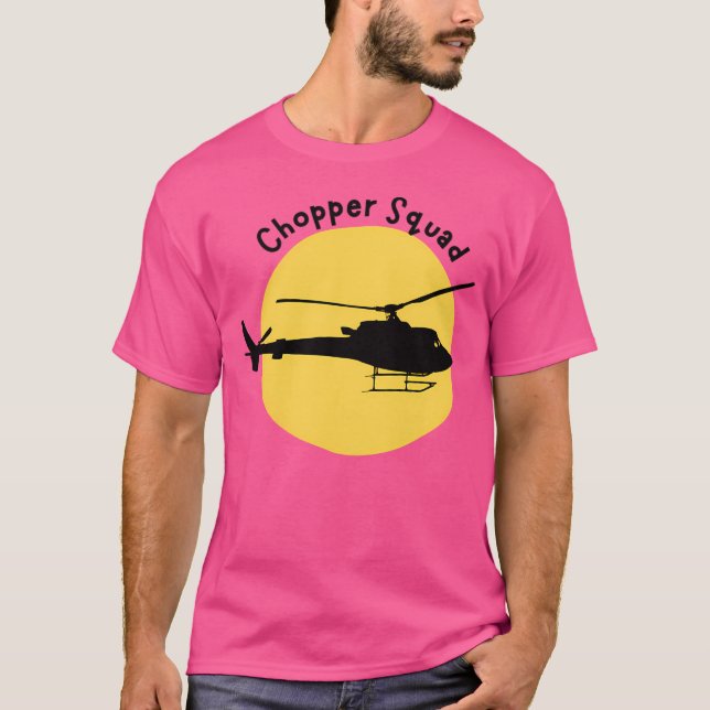 Camiseta Escuadrón de helicópteros (Anverso)