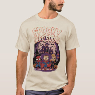 Camiseta Escuadrón de Héroes de Spooky: Superhéroes de la C