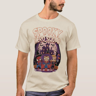 Camiseta Escuadrón de Héroes de Spooky: Superhéroes de la C