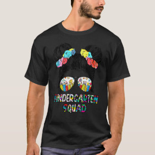 Camiseta Escuadrón de jardín de infancia Moño desordenado M