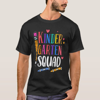 Camiseta Escuadrón de jardín de niños  De vuelta a la escue